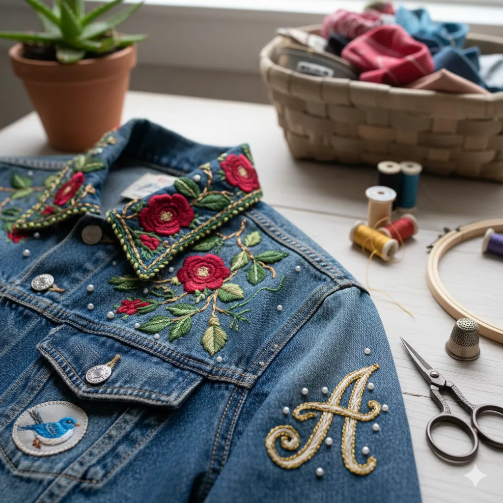 Dekorativa detaljer på kläder